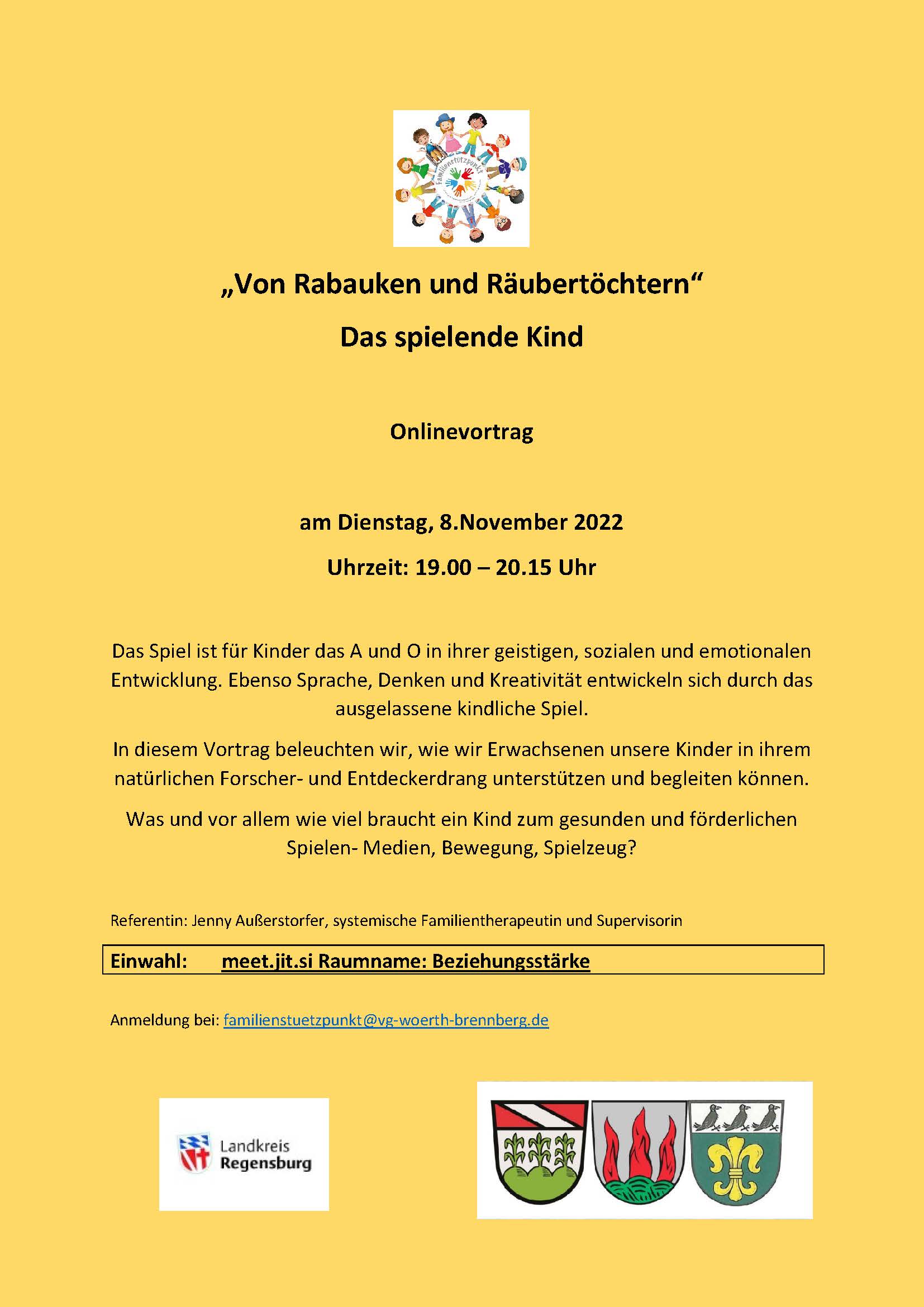 Online Vortrag -  Von Rabauken und  Räubertöchtern am 8.11.2022